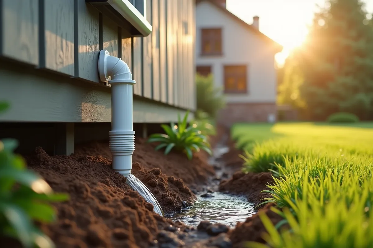 Un drainage efficace autour de la maison avec des techniques éprouvées