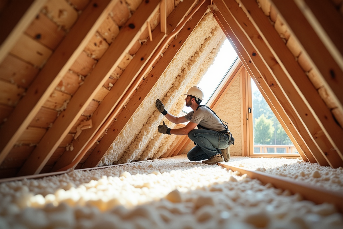 Hauteur optimale pour l’isolation en ouate de cellulose