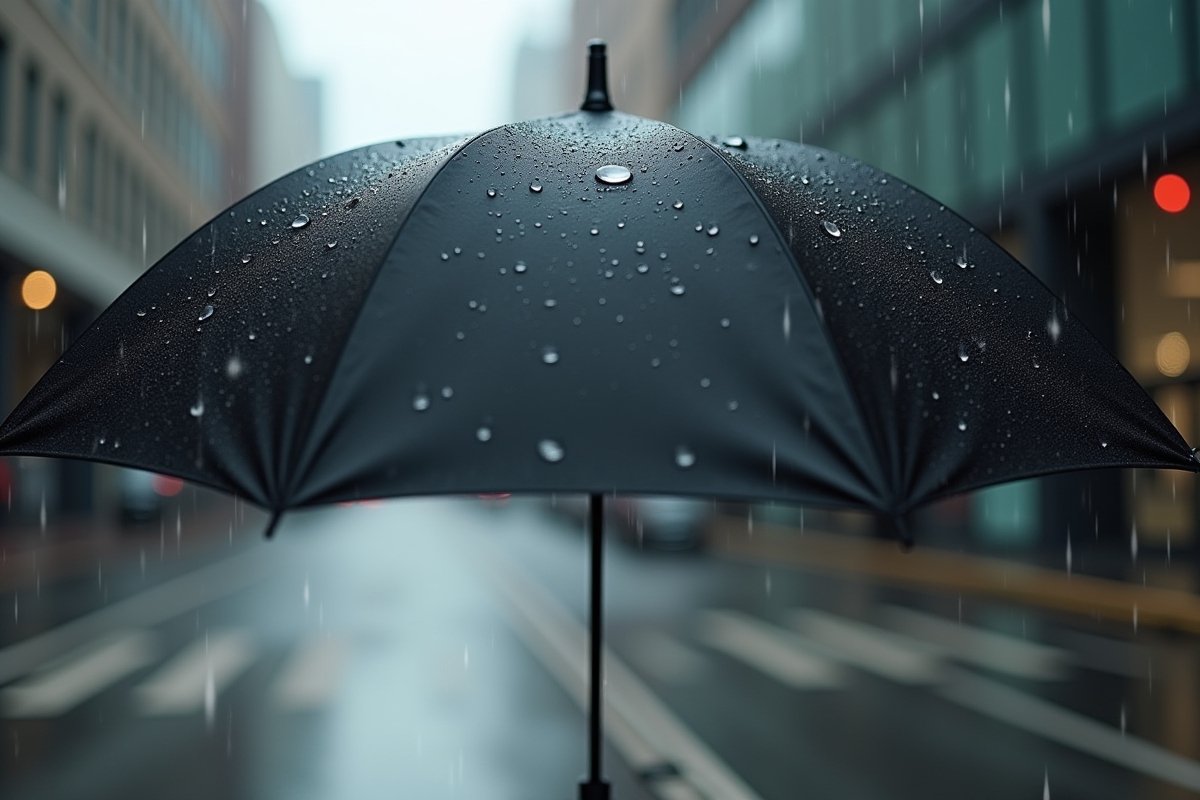 Critères de solidité pour un parapluie résistant