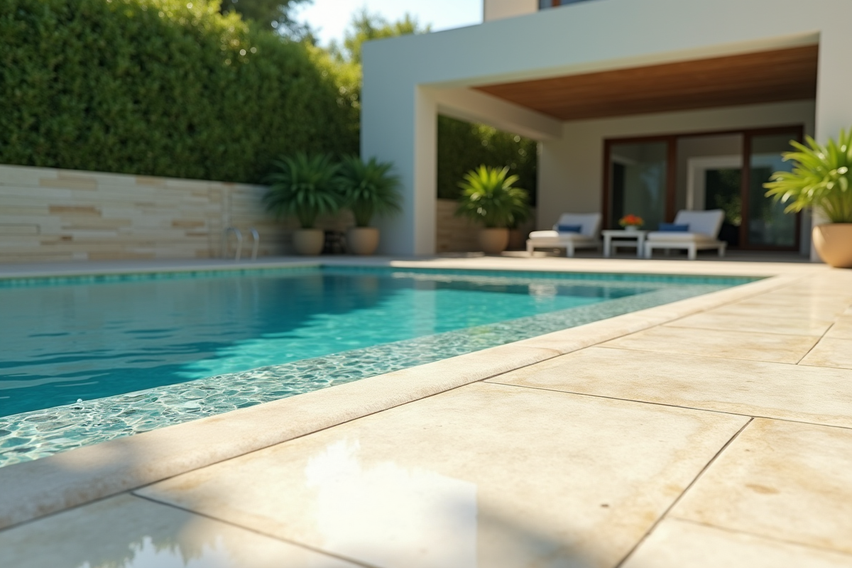 Choix optimal de pierre pour le contour de piscine